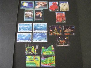 Bermuda Stamp 5 Sets Never Hinged Lot D Cv $ 35.  00,