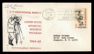 Dr Who 1965 Navy Operation Deep Freeze Antarctic Survey Cachet E39305