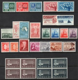 Norway Selection Of Mid Period Mnh With Better Sets Cv$77
