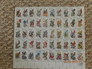 Usa Stamps - 1981 State Birds And Flowers - Complete Sheet Of 50