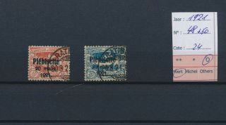 Lk66065 Germany Plebiscite 1921 Overprint Fine Lot Cv 24 Eur