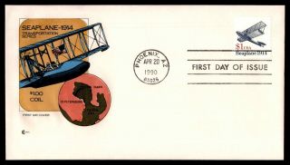Mayfairstamps Us Fdc 1990 Seaplane First Day Cover Wwb_37217