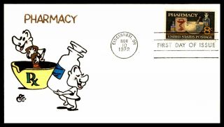 Mayfairstamps Us Fdc 1972 Pharmacy First Day Cover Wwb_37145