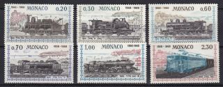 Monaco 1968 Trains Commemoratives (ref 28) Mnh 1 Stamp