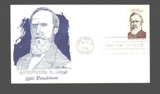 Us Fdc 22 May 1986 President Rutherford B Hayes Chicago Il 22 Usa Stamp