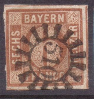 Germany Bavaria Bayern Numeral Postmark / Cancel " 510 "