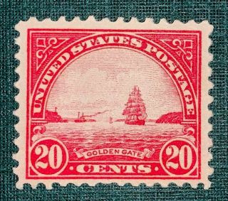Travelstamps: 1923 Us Stamps Scott 567 Og Hinged,  20 Cent,  Golden Gate