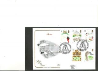 Swans First Day Cover With Scarce Salvation Army Slogan Postmark