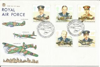 Royal Air Force First Day Cover 1986 Uxbridge Battle Of Britain Postmark U284
