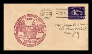 Dr Jim Stamps Us George Washington Bicentennial Judicial Courts Cover 1932
