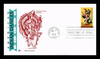 Dr Jim Stamps Us Traditional American Indian Dances First Day Cover Craft