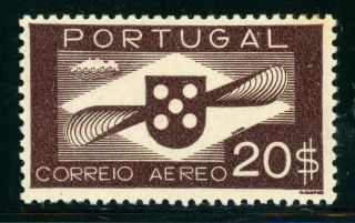 Portugal Mh Selections: Scott C9 20e Black Brown Aviation Symbol Cv$8,