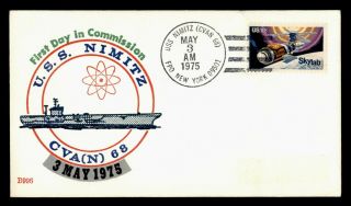 Dr Who 1975 Uss Nimitz Navy Ship Commissioned Beck Naval Cachet C131930