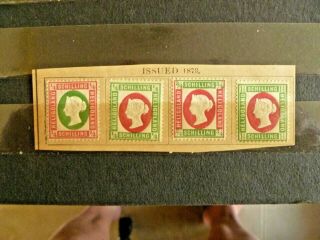 British Colonies Of Heligoland,  1871 - 73,  Rare Set Of 4 Stamps,  Scott 7,  9,  10,  12