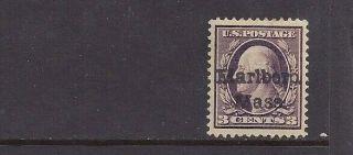 Washington/franklin Precancels: Marlboro,  Massachusetts L - 1 On 3c 1908 (cv $4)