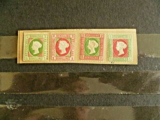 British Colonies Of Heligoland,  1867 - 71,  Rare Set Of 4 Stamps,  Scott 1 - 4.