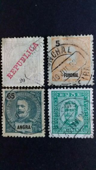 Portugal Scarce Old Stamps As Per Photo.  Very