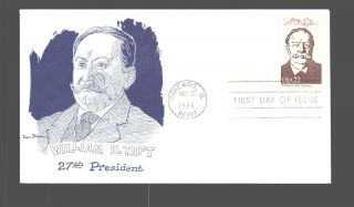 Us Fdc 22 May 1986 Cachet William H Taft 27th President Chicago Il