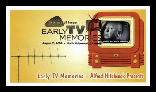 Dr Jim Stamps Us Alfred Hitchcock Early Tv Memories Fdc Cover Fleetwood