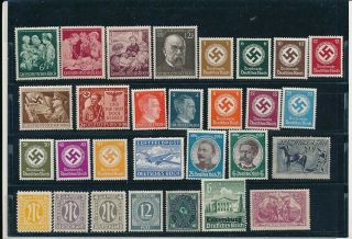 D272185 Germany Deutsches Reich Selection Of Mnh Stamps