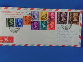 Hongkong Old Airmail Cover 1977 To Germany Up To 2 $ Stamp (c2/6)