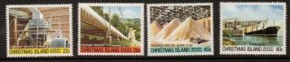 Christmas Island Sg140/3 1981 Phosphate Industry Mnh