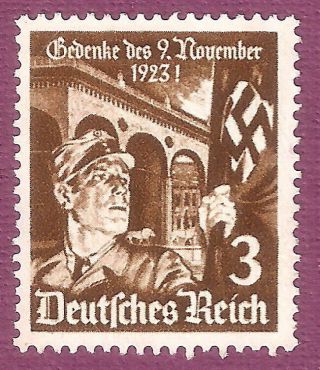 Dr Nazi 3rd Reich Rare Wwii Ww2 Wk2 Stamp Swastika Flag Sa Trooper Uniform War 2