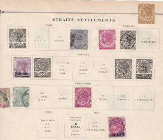 Straits Settlements ^^^^^1883 - 1900 Rarer Classics On Page $$@ Ta143stt