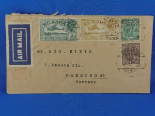 India Old Cover 1934 Airmail Samjauli To Germany (n3/26)