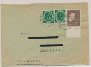 Lk51649 Germany To Malines Belgium Fine Cover