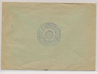 LK51649 Germany to Malines Belgium fine cover 2