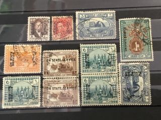 Old Stamps Iraq X 11