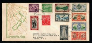 Zealand 1946 Peace Set Illustrated First Day Cover