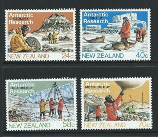 1984 Zealand Antarctic Research Set Mnh (sg 1327 - 1330)