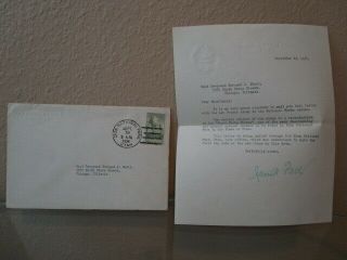1934 Smoky Mountain Park 10 Cent Stamp Postmaster General James Farley Signed