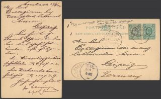 Kut 1904 - Postal Stationery To Leipzig Germany 30369/12