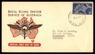 Mayfairstamps Australia 1957 Royal Flying Doctor Service First Day Cover Wwb1381