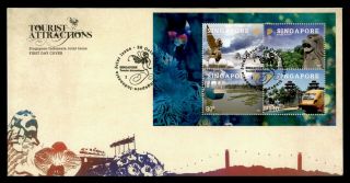 Dr Who 2009 Singapore - Indonesia Tourist Attractions S/s Fdc C124478