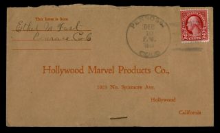 Dr Who 1931 Penrose Colorado To Hollywood Ca Advertising Marvel Products E55827