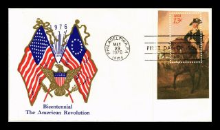 Dr Jim Stamps Us American Revolution Bicentennial Fdc Boerger Cover