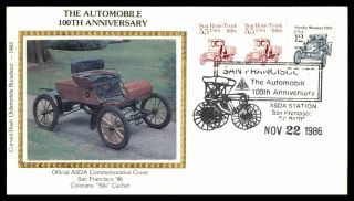 Mayfairstamps Us Fdc 1986 San Francisco 100th Anniversary Automobile Curved Dash