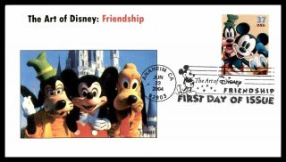Mayfairstamps Us Fdc 2004 Art Of Disney Friendship First Day Cover Wwb33689