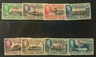 Dependency Of South Georgia - Falkland Islands - George Vi Set Mh