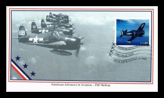 Dr Jim Stamps Us F6f Hellcat American Advances In Aviation Fdc Cover