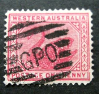 Western Australia - 1905 - One Penny Red Swan -