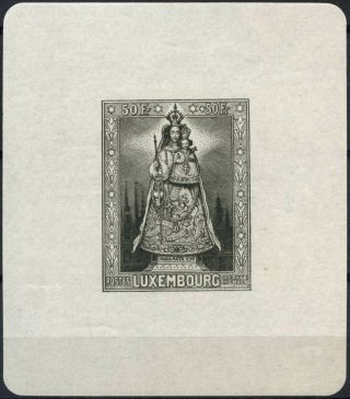 Luxembourg 1945 Sg Ms468a Our Lady Of Luxembourg Mnh M/s E3225