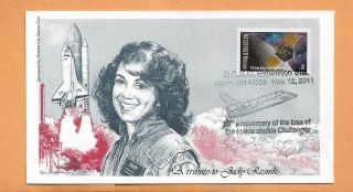 Challenger 51 - L 25th Anniversary Judy Resnik Nov 12,  2011 Space Cover
