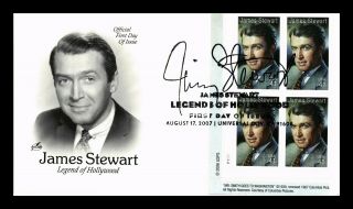 Us Cover James Stewart Actor Legends Of Hollywood Fdc Block