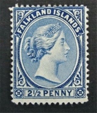 Nystamps British Falkland Islands Stamp 15 Og H $48