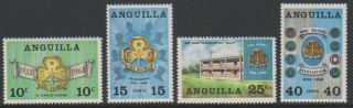 Anguilla - 1968,  Anguillian Girl Guides Set - Mnh - Sg 40/3
